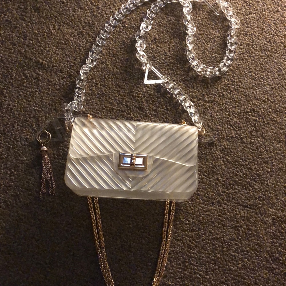 unique rubber purse with custom strap